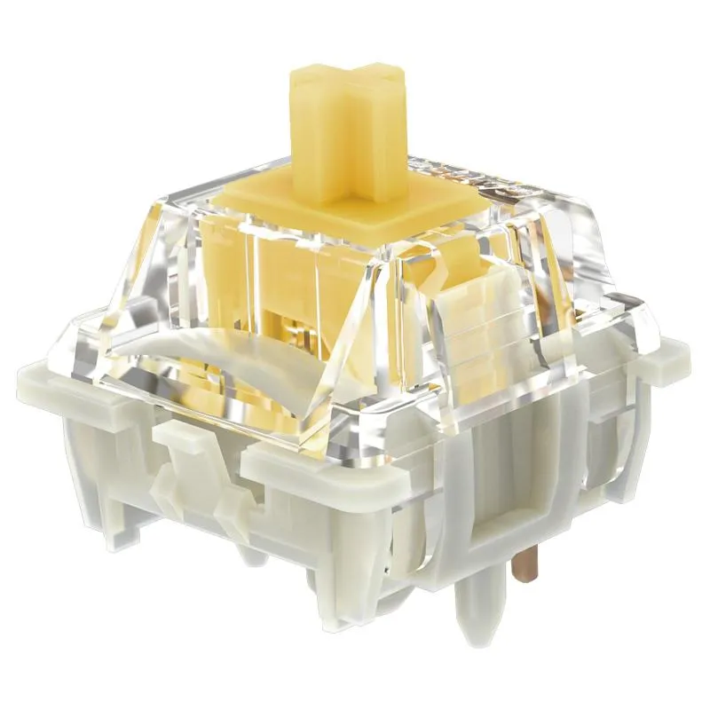 Gateron G Yellow Pro 3.0 5ピンスイッチ予備潤滑RGB黄-赤-茶色MXメカニカルキーボード