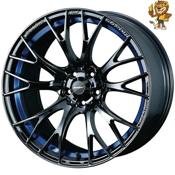 ホイールのみ1本 Weds WedsSport SA20R (BLC2) 17インチ 7.5J PCD:100/5H インセット:48 ウェッズスポーツ SA20R
