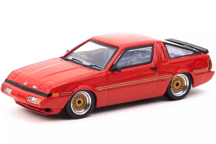 ターマックワークス 1/64 三菱 スタリオン ブライトレッドTarmac Works 1:64 Mitsubishi Starion Bright Red