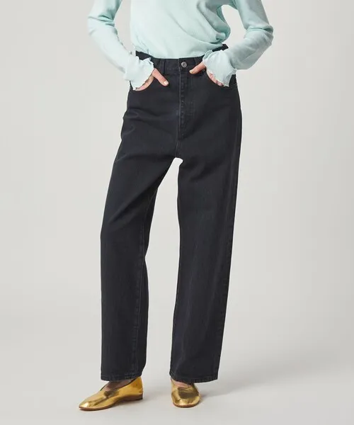 ジーンズ デニム デニムパンツ 「Steven Alan」コットン ストレート デニムパンツ レディース