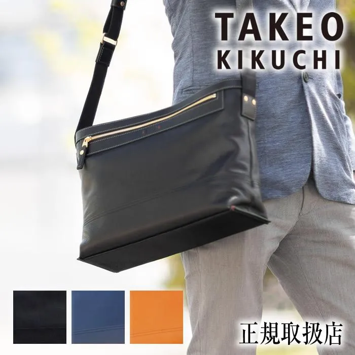 タケオキクチ ショルダーバッグ メンズ ショルダー A4 TAKEO KIKUCHI TK マンチェスター manchester 牛革 705163