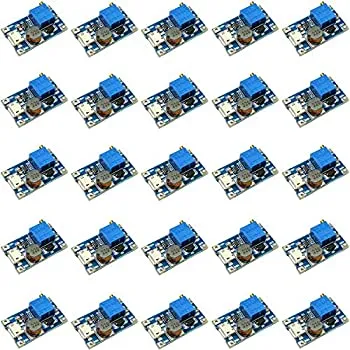 【中古】【輸入品・未使用】Rasbee 25個 Micro USB DC-DC 2A ブーストステップアップ 転換モジュール 2V-24V to 5V-28V 9V 12V 24V MT3608 並行輸入品