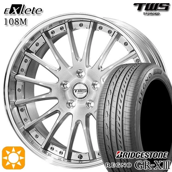 アウディ (Q5/SQ5) サマータイヤホイールセット 235/55R19インチ 5H112 TWS EXlete 108M BR ブリヂストン レグノGRX3