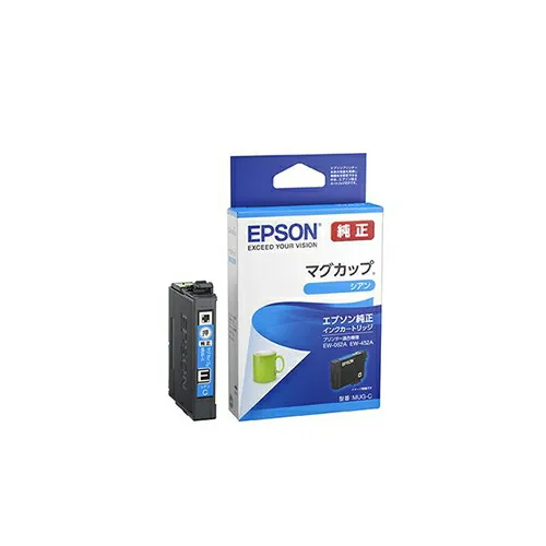 【クーポン配布中】（まとめ） インクジェットカートリッジ エプソン ｼｱﾝ MUG-C 4988617361690 ●対応機種：ＥＷ－０５２Ａ／４５２Ａ●種別：純正 1個【×10セット】