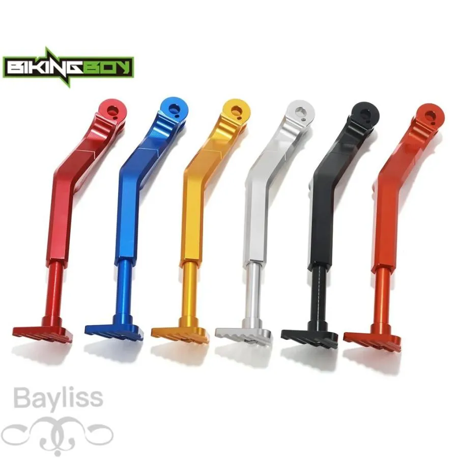 【並行輸入品】 Bikingboy-自転車用サイドキックスタンド 調整可能 電気 アルミニウム 合金 オフロード MX用