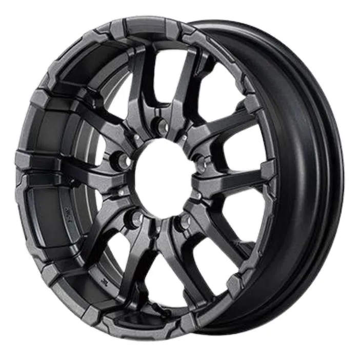 DUNLOP GRANDTREK XS1 WL 185/85R16 105/103L LT NITRO POWER M26 CROSSFANG バレルブラック/ドリルド 16インチ 6J-5 5H-139.7 スタッドレス 4本セット