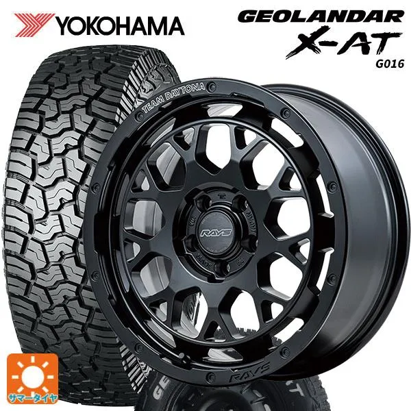 送料無料 サマータイヤホイールセット 185/85R16 105/103N ヨコハマ ジオランダー X-AT G016 ホワイトレター 正規品 レイズ