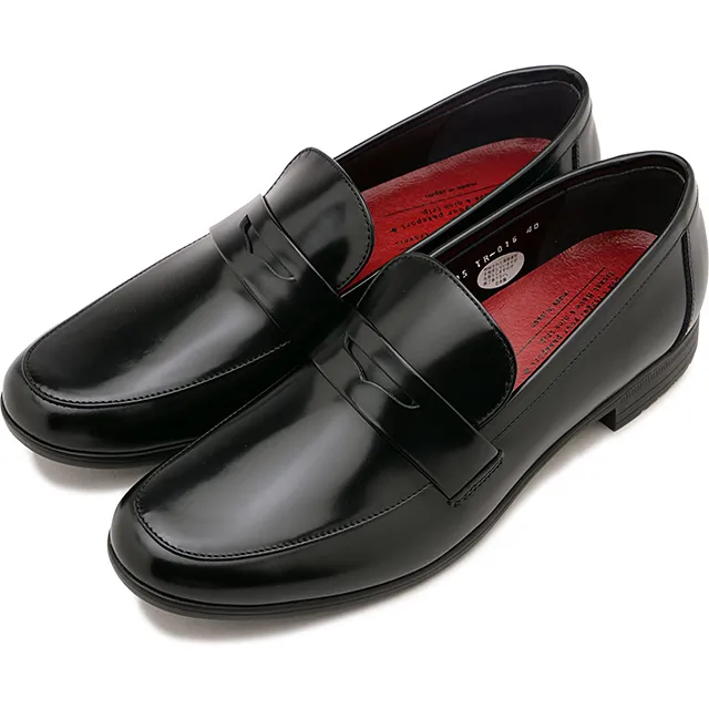 返品送料無料 ショセ トラベルシューズ TRAVEL SHOES by chausser ガラスレザー ローファー TR-016ガラス Leather Loafers レディース ブラック BLG 正規取扱店