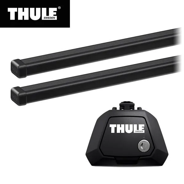 THULE スーリー メルセデスベンツ GLS（ルーフレール付き 2015〜2019） ルーフキャリア 2点セット フット710410+スクエアバー7123 ベースキャリア カーキャリア