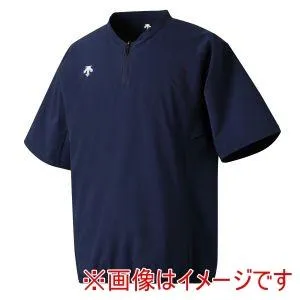 デサント DB5SJK32M 半袖 ストレッチジャケット ネイビー 2XO