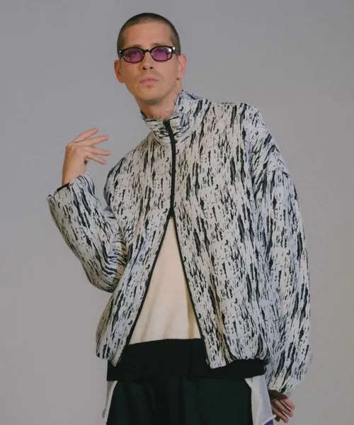 ブルゾン アウター 「sulvam/サルバム」ジャガードバルーンブルゾン メンズ