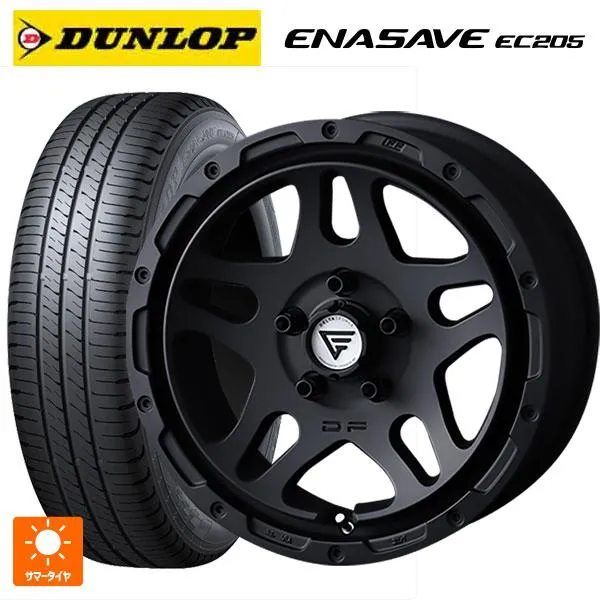 送料無料 サマータイヤホイールセット 215/55R17 94V ダンロップ エナセーブEC205 エクシズルライン デルタフォース オーバーランダー