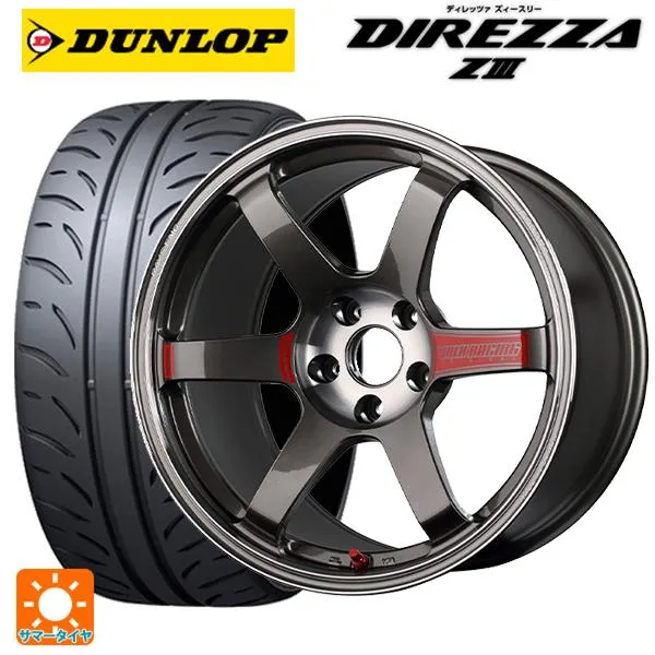 トヨタ GRカローラ(4BA-GZEA14H)用 265/35R18 93W ダンロップ ディレッツァZ3 ボルクレーシング TE37 サーガ SL