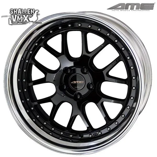 サマータイヤ ホイール4本セット 245/45R20インチ 5H114.3 AME シャレン VMX ブラック ファルケン FK520