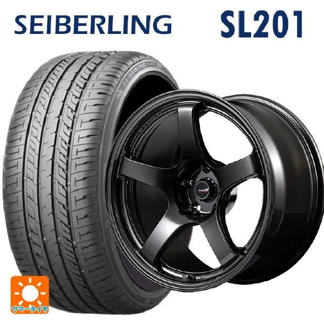 送料無料 サマータイヤホイールセット 215/45R18 89W セイバーリング セイバーリング SL201(ブリヂストン工場生産） エムアイディー