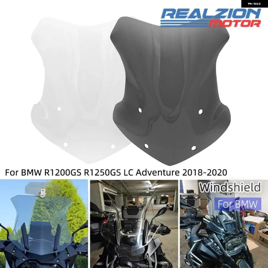 並行輸入品RZ R1200GS R1250GS 2018 オートバイ ウィンドスクリーン デフレクター ウィンドスクリーン ウィンドシールド BMW アドベンチャー R 1200 R12