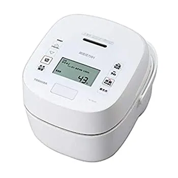 【中古-非常に良い】東芝 真空圧力IHジャー炊飯器（5.5合炊き） ホワイトTOSHIBA 炎匠炊き RC-10VSP-W