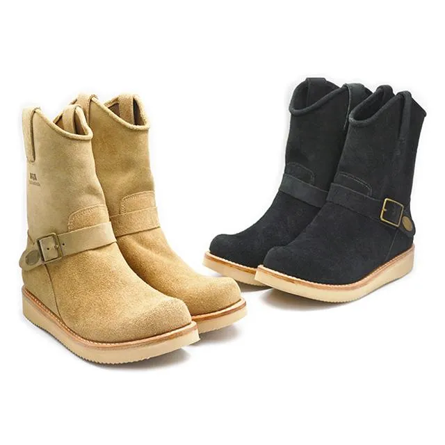 【GLAD HAND/グラッドハンド】×【ALL AMERICAN BOOTS/オールアメリカンブーツ】「Short Engineer Boots”Suede”/ショートエンジニアブーツ”スウェード”」