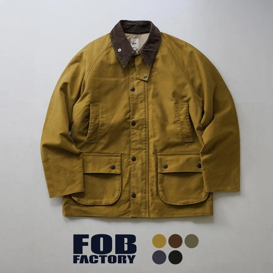 FOB FACTORY（F.O.Bファクトリー） F2361 ライディングジャケット モールスキン / カバーオール