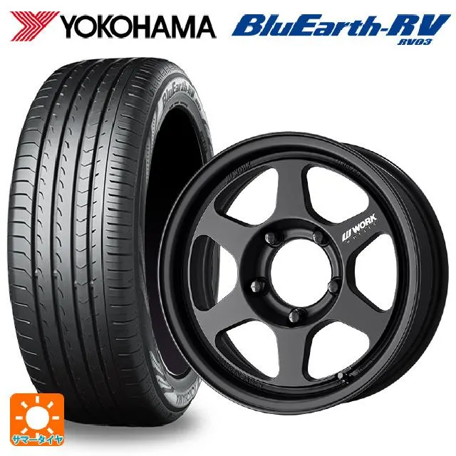 送料無料 サマータイヤホイール 4本セット 215/65R16 98H ヨコハマ ブルーアース RV03 # ワーク マイスター L1 1ピース SU