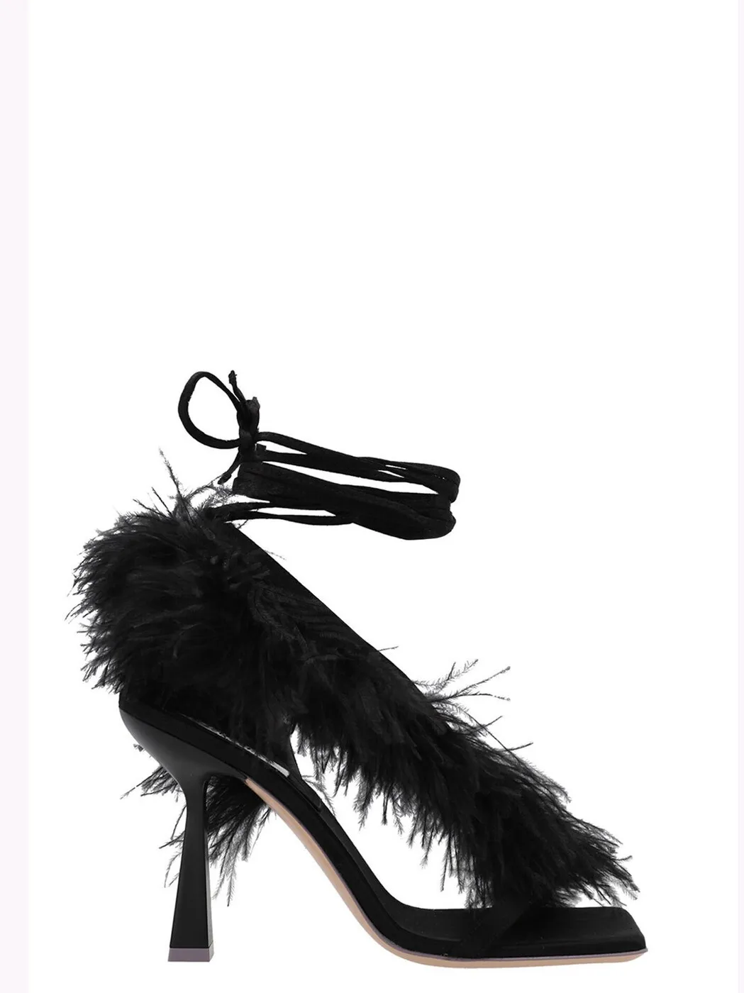 セバスチャン SEBASTIAN サンダル レディース ブラック Sandals Feather Wrap’ sandals SE1101BLACK Black 関税 送料無料 2022AW ju