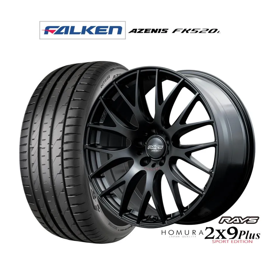 サマータイヤ ホイール4本セット レイズ HOMURA ホムラ 2×9 Plus SPORT EDITION ファルケン AZENIS アゼニス FK520L 245/40R18