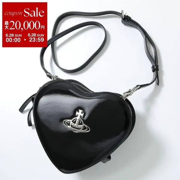Vivienne Westwood ヴィヴィアンウエストウッド ショルダーバッグ LOUISE HEART ルイス ハート 4304006MU L001O レディース クロスボディ 鞄 N403/BLACK