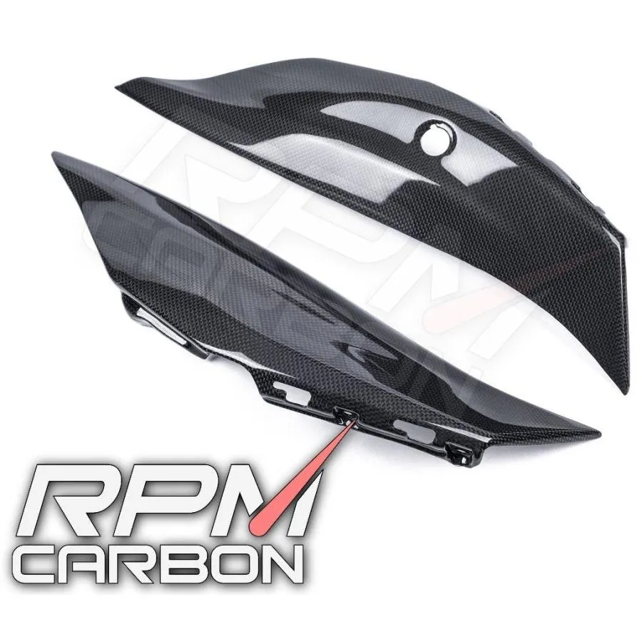 RPM CARBON アールピーエムカーボン テールサイドカウル NINJA ZX-10R 仕上げ：ツヤなし / 仕様：鍛造カーボン KAWASAKI カワサキ シートカウル・テールカウル