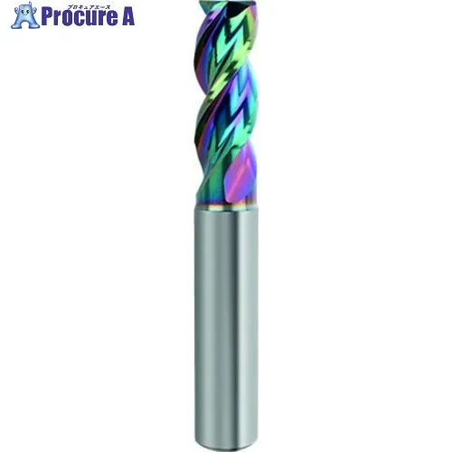 GUHRING アルミ用3枚刃高能率エンドミル レギュラー Carbo＋コート 16mm 8232 16.000 1本 ■▼709-1108 【送料都度見積】