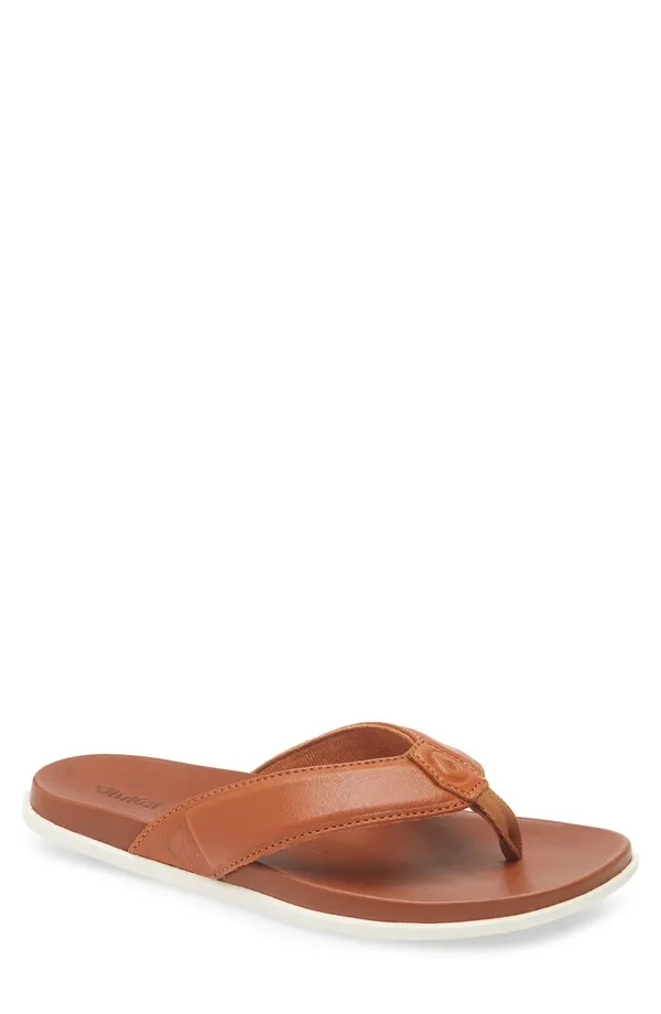 オルカイ メンズ シューズ サンダル OluKai Olali Flip Flop Fox / Fox