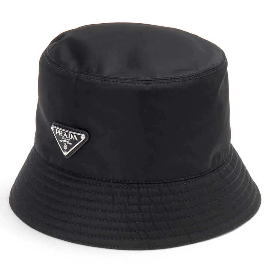 ブランドセール プラダ PRADA バケットハット レディース ブラック 1HC1372DMIF0002 BUCKET HAT