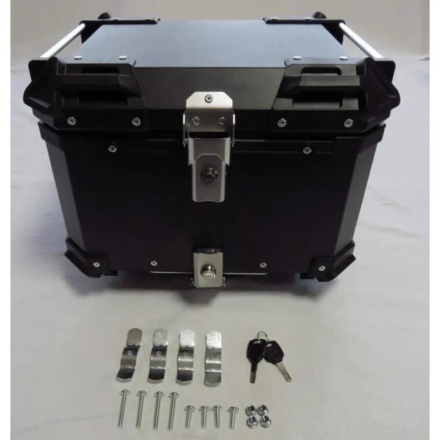 【互換品】NMAX nmax125/155 n-max 新型 V3 2025 以降 アルミ リア キャリア 黒 B\u0026 45Lリアボックス 黒