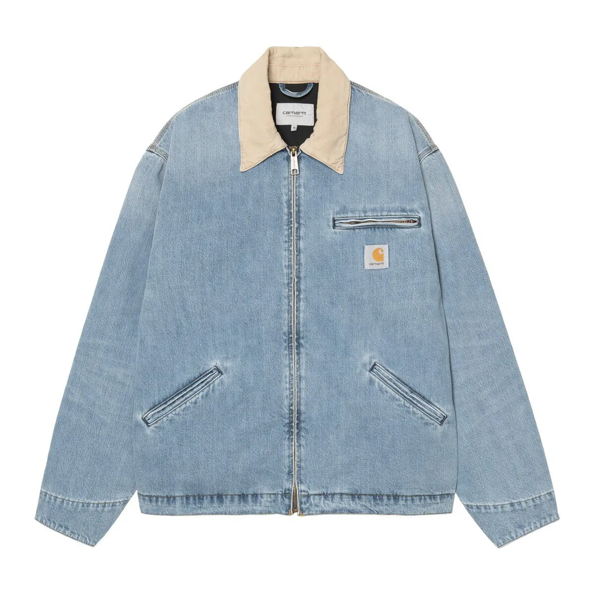 CARHARTT カーハート ジャケット ストリート スケーター OG DETROIT JACKET Blue / Dusty H Brown I036593-2XNUR