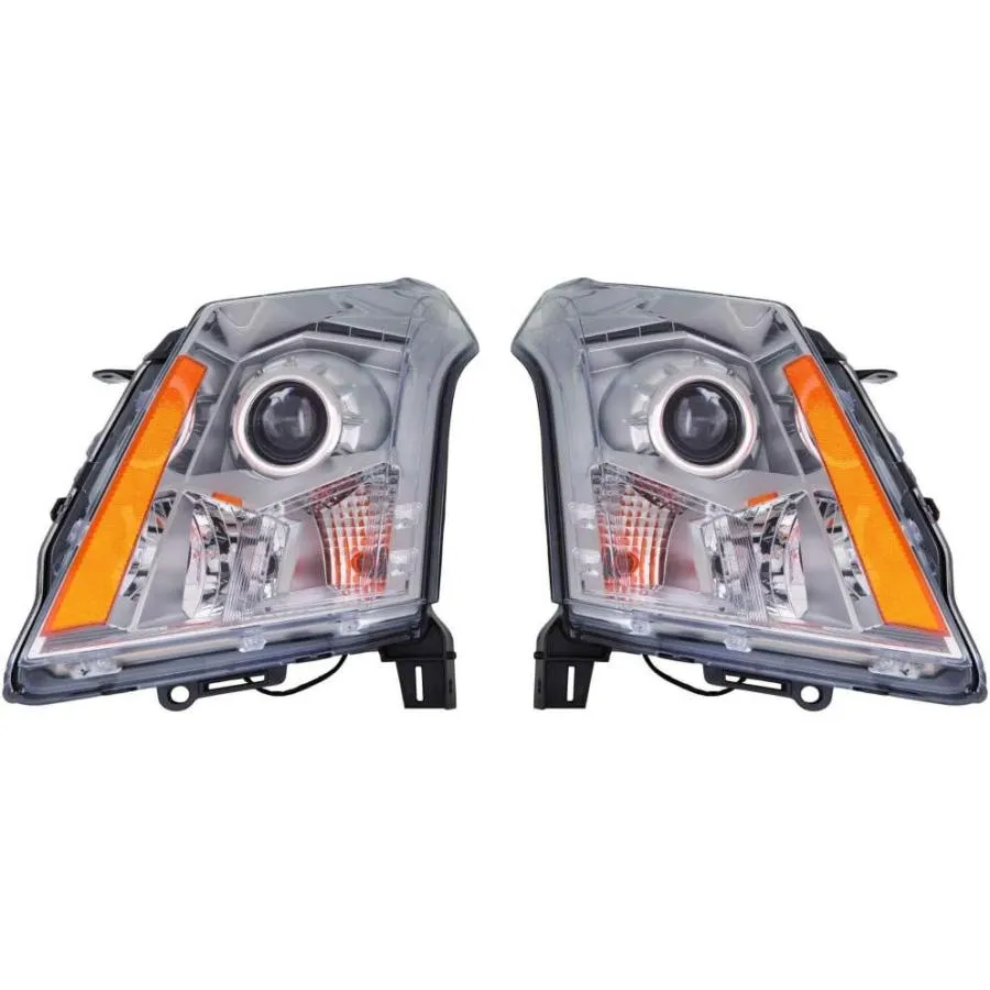 【並行輸入品】For Cadillac SRX Headlight Assembly 2014 2015 2016 Pair Driver and P