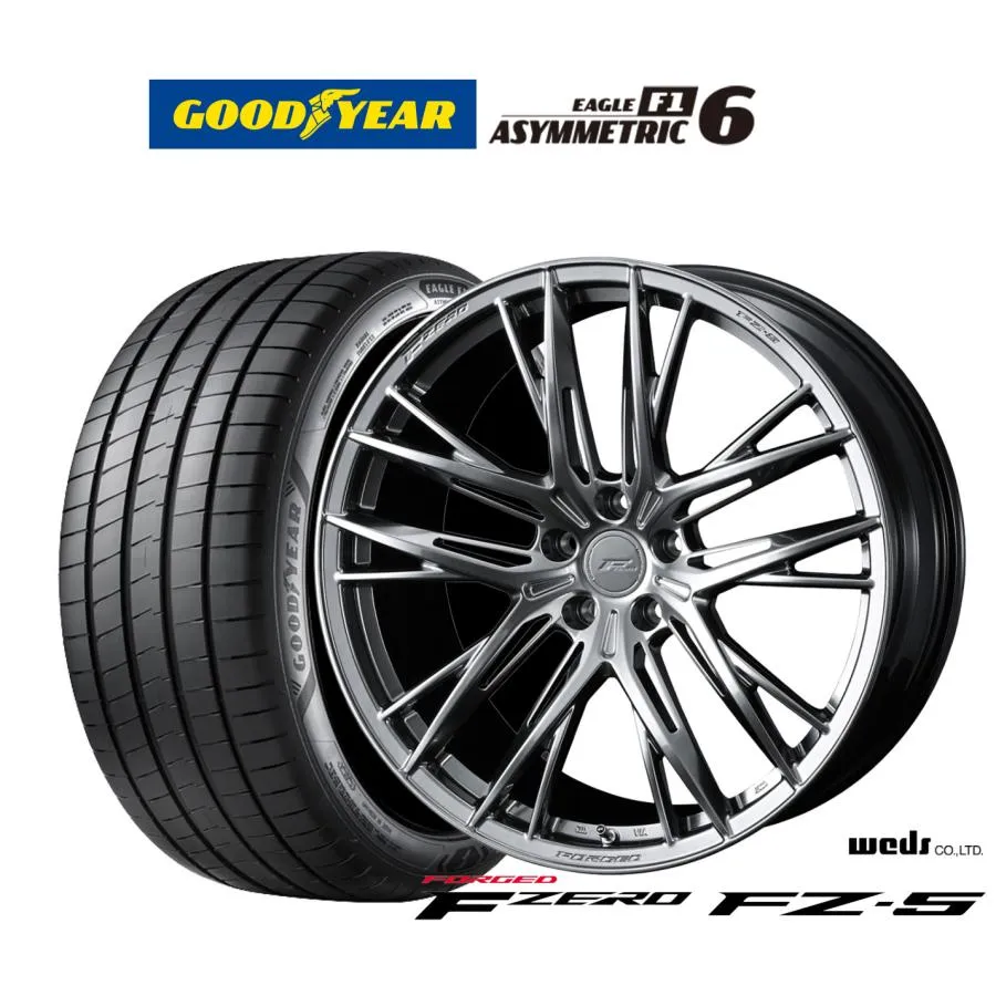 サマータイヤ ホイール4本セット ウェッズ F-ZERO FZ-5 グッドイヤー イーグル F1 アシメトリック6 225/40R18