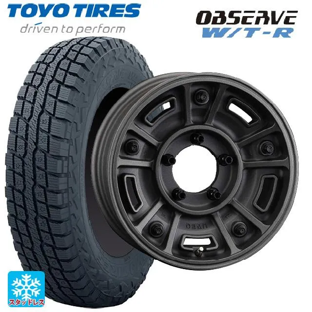 送料無料 スタッドレスタイヤホイールセット 215/65R16 109/107Q トーヨー オブザーブ W/T-R クリムソン ディーン BJ メキシ