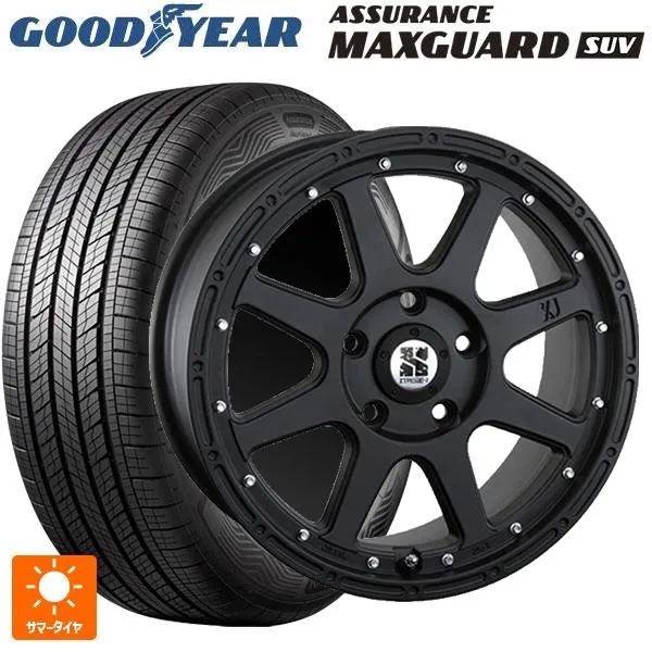 送料無料 サマータイヤホイールセット 235/55R18 104V XL グッドイヤー アシュアランス マックスガード SUV エムエルジェイ エクス
