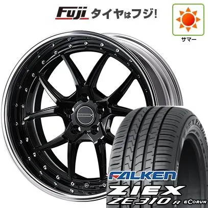 【新品国産車用 5穴100車】 夏タイヤ ホイール4本セット 215/40R18 ファルケン ジークス ZE310R エコラン(限定) WEDS ウェッズ マーベリック 1705S 18インチ