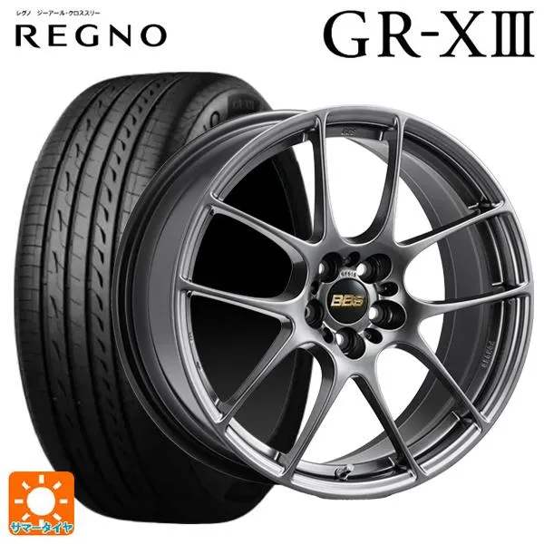 送料無料 サマータイヤホイールセット 215/45R17 91W XL ブリヂストン レグノ GR-X3 正規品 # BBS RF 17-7.5J