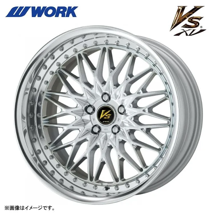 18インチ 5H114.3 9J 9J-11 5穴 ホイール 【1本単品 新品】 シルキーリッチシルバー VS XV FULL REVERSE BIG CALIPER Ldisk