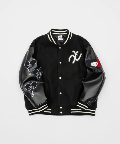 スタジャン KN stadium jacket / カオヨリナカミスタジアムジャケット メンズ レディース