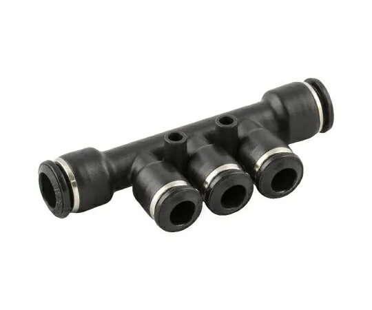 RS Pro ワンタッチ管継手 3 出力ポート プッシュイン 4mm 出力 1袋（10個入） 176-1389