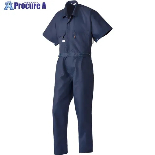 AUTO-BI SS(春夏)モデル 空調つなぎ服(R)(半袖)9821 001ネイビーブルー 3Lサイズ 9821-001-3L 1着 ■▼697-4792 【送料都度見積】