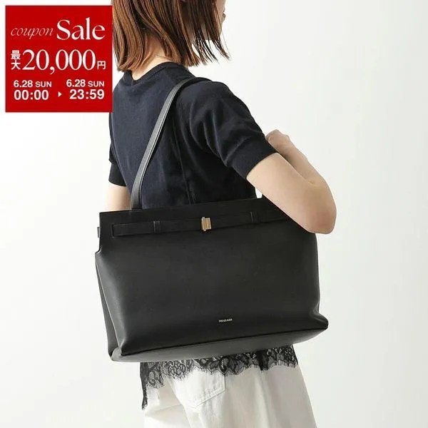 FRENZLAUER フランツロアー トートバッグ GRETA TOTE グレタ レディース ショルダーバッグ カーフレザー ロゴ 3way 鞄 BLACK