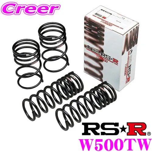 RS-R Ti2000 ダウンサス W500TW フォルクスワーゲン C1DKR T-クロス用 ダウン量 F 30〜25mm R 40〜35mm ローダウン