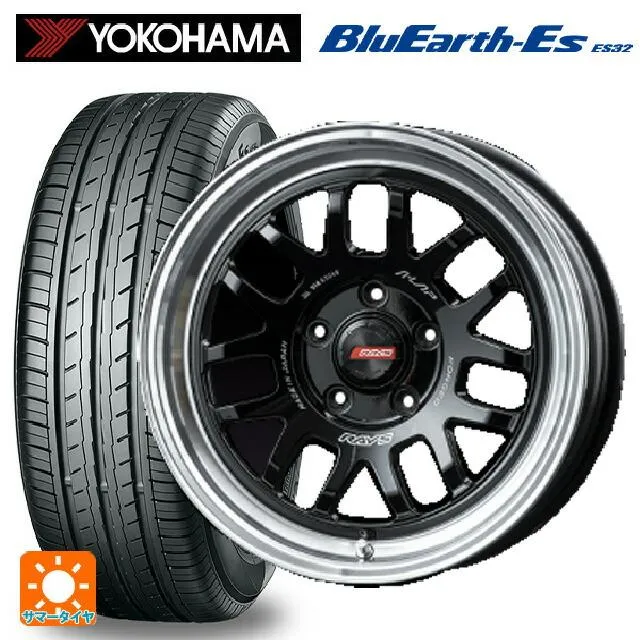 送料無料 サマータイヤホイールセット 215/60R16 95H ヨコハマ ブルーアースEs ES32 レイズ A LAP(エーラップ) 07X 16
