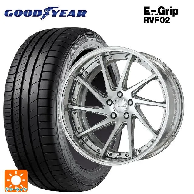 トヨタ アルファード(40系)用 245/45R20 103W XL グッドイヤー エフィシェントグリップ RVF02 グノーシス CVS