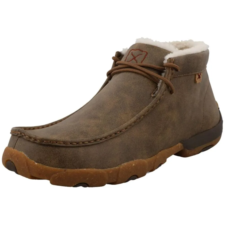 【並行輸入品】Twisted X Men's Chukka Driving Western Casual Shoes Moc Toe Brow