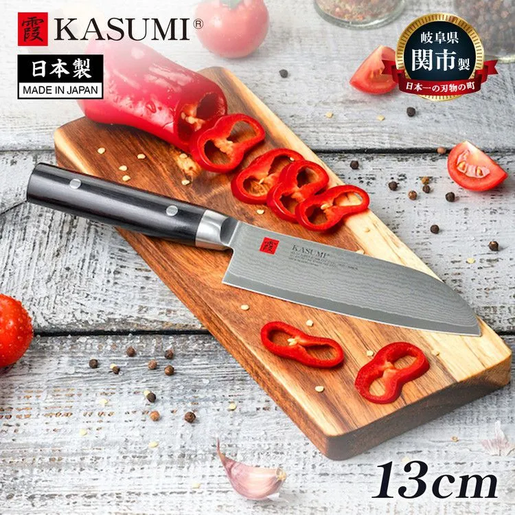 スミカマ 日本製 霞 KASUMI ダマスカス 小三徳包丁 13cm 本鍛造 霞模様 ダマスカス包丁 ナイフ 関の刃物 刃物のまち 岐阜県関市 84013 SUMIKAMA【送料無料】