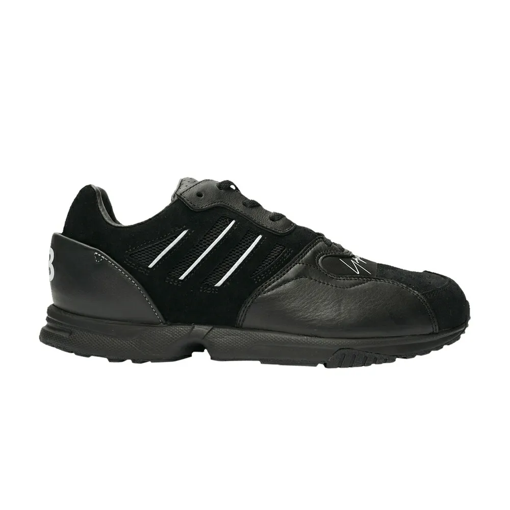 アディダス ラン 黒色 ブラック 白色 ホワイト BLACK スニーカー メンズ ADIDAS Y-3 ZX RUN / BLACK BLACK FOOTWEAR WHITE